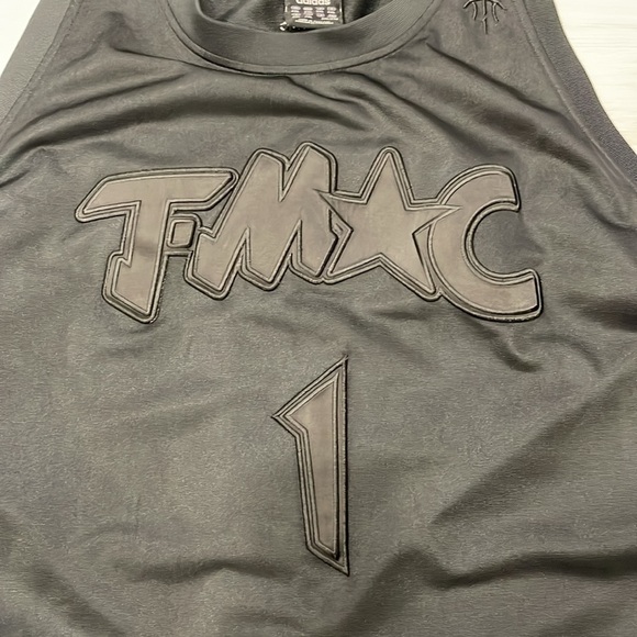 2000’s Adidas NBA TMAC Tracy McGrady #1 Black Stitched Jersey - Picture 2 of 7